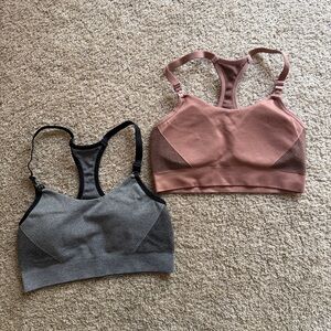 Auden Gray and Brown Sports Bras
